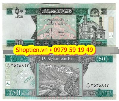 Afghanistan 50 Afghanis 2008 UNC P69