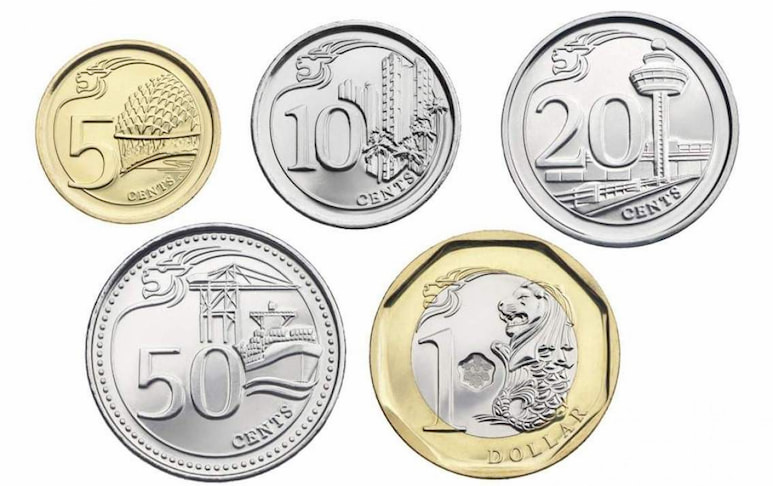 Một số mệnh giá của đồng Cent, mỗi loại sẽ có hình dáng khác nhau